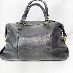 Madewell Black Distressed Kensington Satchel